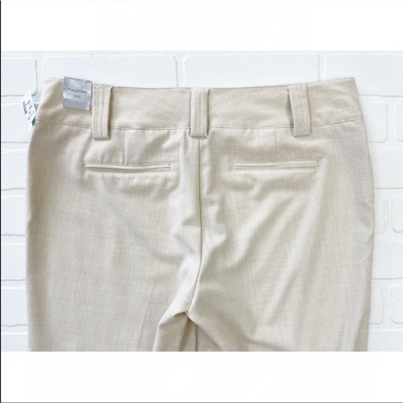 Maurices Cropped Capri Dress Pants Cream Size 11/12 - Picture 4 of 7